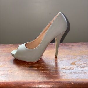 Journee Collection- Lois Gray Peep-Toe Heels
